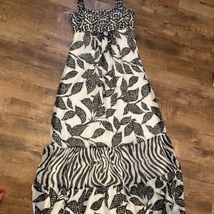 White House Black Market Halter Maxi Dress Sz 2